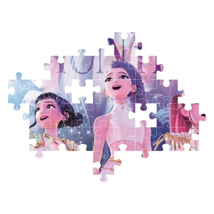 Clementoni K-Pop Demon Hunters - Puzzle 104 pièces pour enfants dès 6 ans - Dimensions 38 x 27 cm