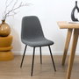 Home Deco Factory Chaise Atom Gris