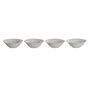 Set de Bols DKD Home Decor Blanc Porcelaine 17 x 17 x 7 cm