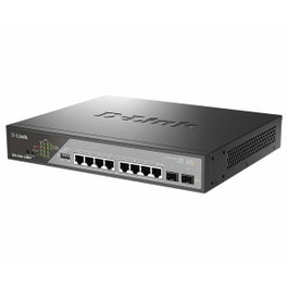 D-Link DSS-200G-10MPP/E Switch Manageable 8 ports Gigabit et 2 ports SFP PoE