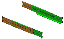 PowerWalker Kit de montage en rack pour VI R1U