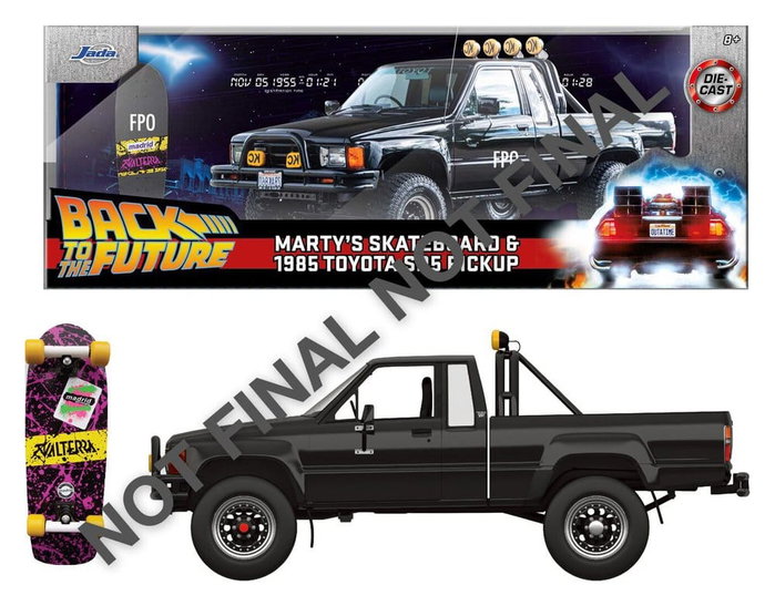 JADA TOYS Toyota Marty SR5 Pick-up 1985 - Retour vers le futur JADA TOYS Toyota Marty SR5 Pick-up 1985 - Retour vers le futur