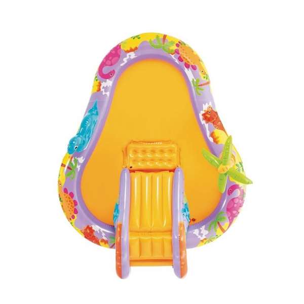 Intex Centre de jeux d'eau Dino Park 201 x 157 x 69 cm, PVC+PET+PE, Recommandé à partir de 24 mois
