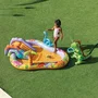 Intex 56139NP Aire de jeux dino Dino Park avec toboggan et arroseurs à partir de 2 ans