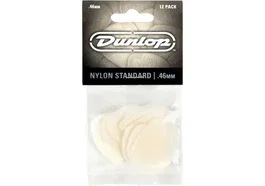 DUNLOP Pack de 12 médiators Nylon Standard 0,46mm