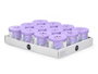 Acorde Désodorisant Gel Lavande 190g 8x8x8cm Plastique Violet (Set de 24)