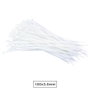 Hantums Sachet de 100 colliers de serrage 180x3,6 mm en nylon, Naturel