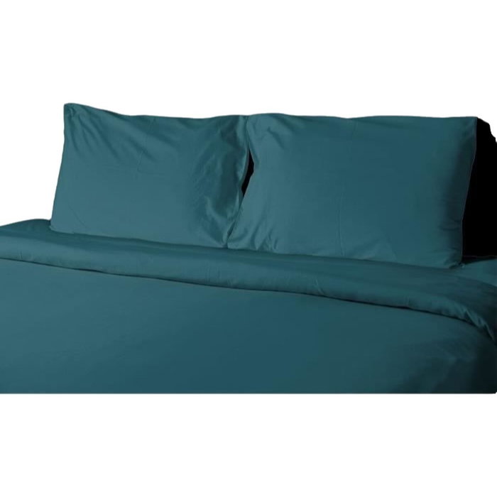 Home Linge Passion Lot de 2 taies d'oreiller Microfibre Bleu canard 50 x 70 cm Home Linge Passion Lot de 2 taies d'oreiller Microfibre Bleu canard 50 x 70 cm