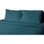 Home Linge Passion Lot de 2 taies d'oreiller Microfibre Bleu canard 50 x 70 cm