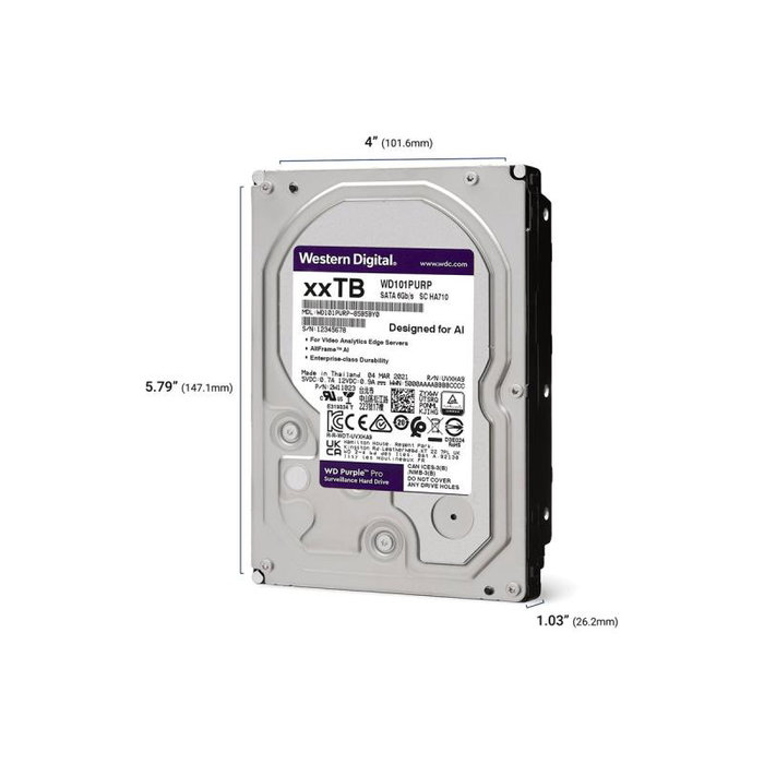 Western Digital Purple Pro WD260PURP 26 To 3,5 pouces SATA