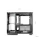 Mars Gaming MCMIRAGE Boîtier PC ATX Cube, Panneau LCD 7.2", Verre Trempé, USB-C, Noir
