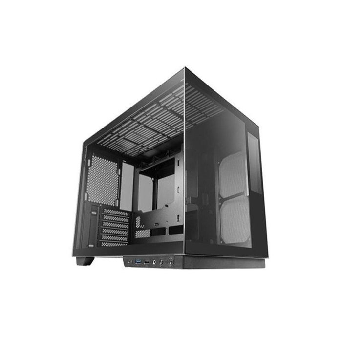 Mars Gaming MCMIRAGE Boîtier PC ATX Cube, Panneau LCD 7.2", Verre Trempé, USB-C, Noir Mars Gaming MCMIRAGE Boîtier PC ATX Cube, Panneau LCD 7.2", Verre Trempé, USB-C, Noir