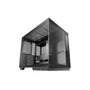 Mars Gaming MCMIRAGE Boîtier PC ATX Cube, Panneau LCD 7.2", Verre Trempé, USB-C, Noir