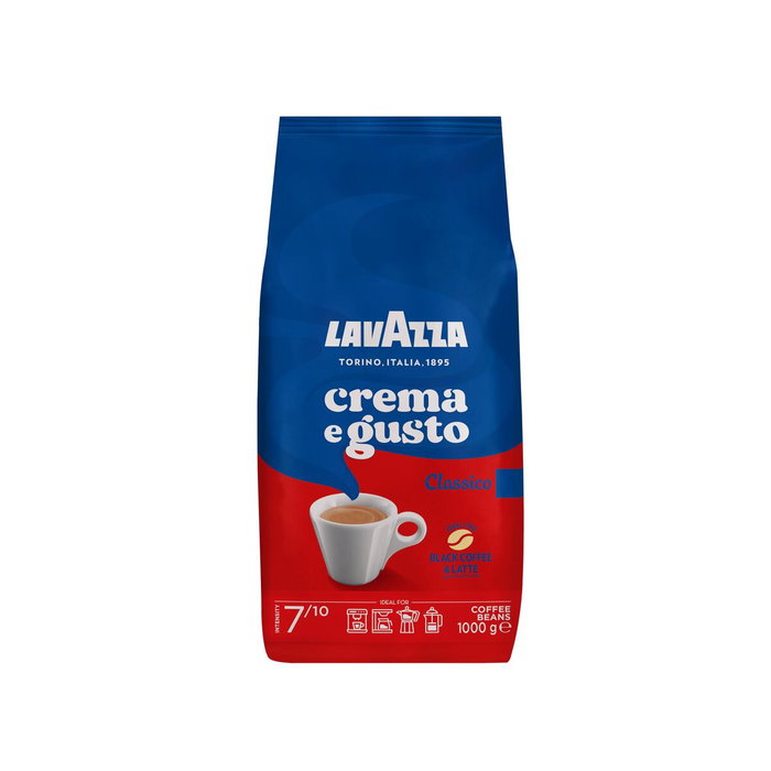 Café en grains Lavazza Crema e Gusto Clásico 1 kg