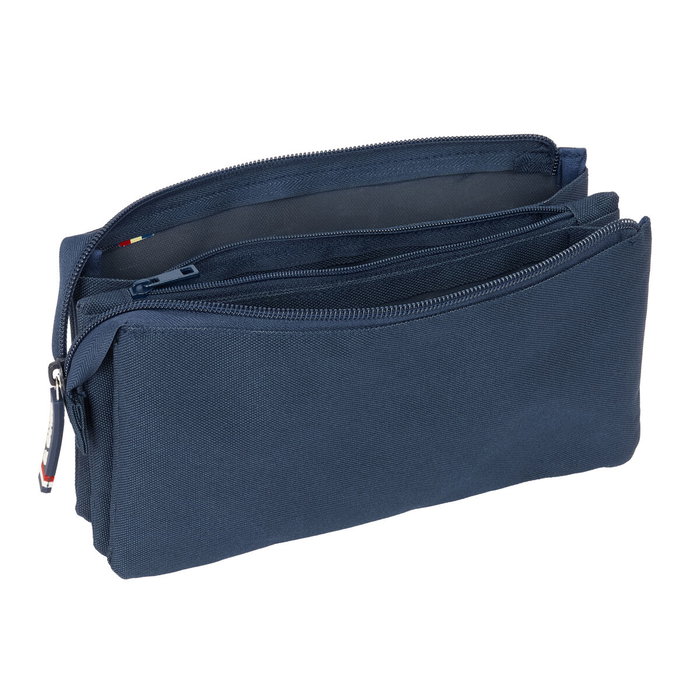 Trousse Fourre-Tout Triple El Ganso Eclipse Blue marine 22 x 12 x 3 cm Trousse Fourre-Tout Triple El Ganso Eclipse Blue marine 22 x 12 x 3 cm