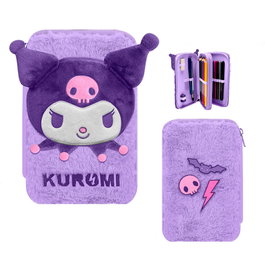 KIDS LICENSING Plumier Kuromi Hello Kitty double