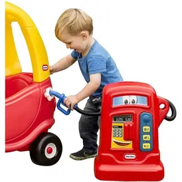 Little Tikes Pompe à Essence pour Voiture Cozy Coupe, Station-Service Jouet avec Sons Électroniques, pour Enfants à Partir de 18 Mois