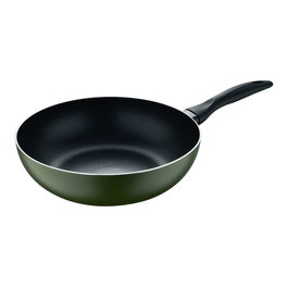 San Ignacio Experto Wok en Aluminium Pression Induction PQ-7764C Ø28 cm avec Revêtement Antiadhésif Noir