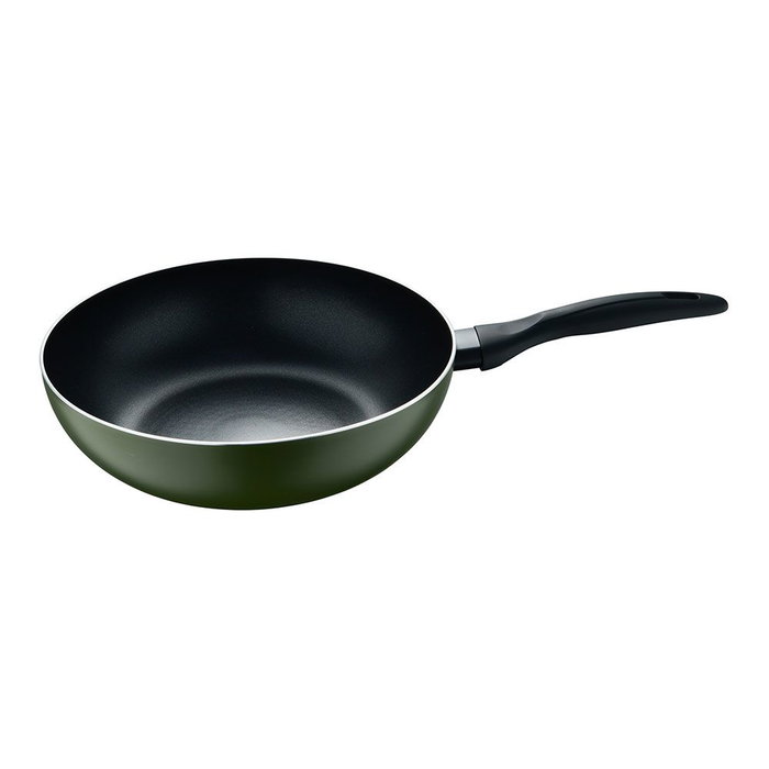 San Ignacio Experto Wok en Aluminium Pression Induction PQ-7764C Ø28 cm avec Revêtement Antiadhésif Noir San Ignacio Experto Wok en Aluminium Pression Induction PQ-7764C Ø28 cm avec Revêtement Antiadhésif Noir