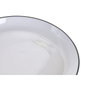 Home ESPRIT Service de Vaisselle ESPRIT Blanc Noir en Porcelaine, 18 Pièces