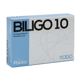 Plantis Biligo 10 (Yodo) 20 ampoules de 2 ml