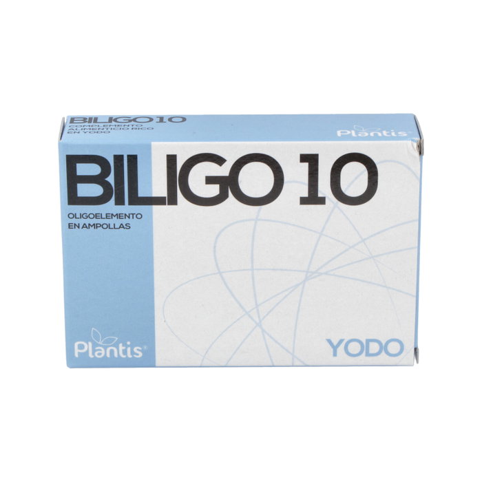 Plantis Biligo 10 (Yodo) 20 ampoules de 2 ml Plantis Biligo 10 (Yodo) 20 ampoules de 2 ml