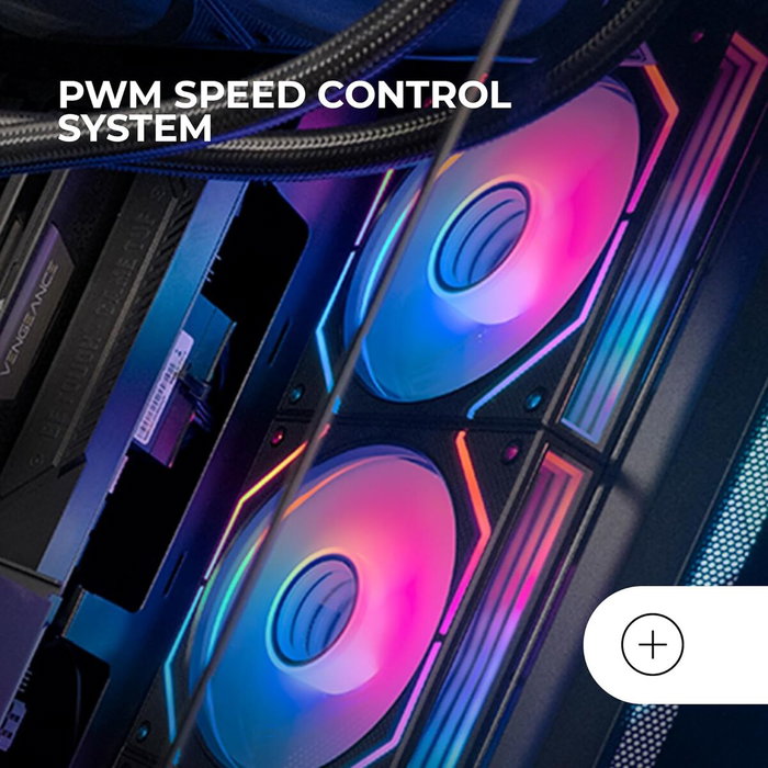 Ventilateur CPU Mars Gaming MF-3DPROX2R Ø 12 cm