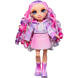 MGA Rainbow High Poupée Color & Create Lavable Tie-Dye avec Poudres, Bandes et Éponge - Ojos Morados 507581