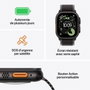 Apple Watch Ultra 3 GPS + Cellular - 49mm - Boîtier Black Titanium - Bracelet Black Titanium Milanese Loop - Large