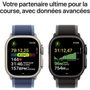 Apple Watch Ultra 3 GPS + Cellular - 49mm - Boîtier Black Titanium - Bracelet Black Titanium Milanese Loop - Large