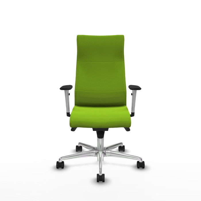 Piqueras Y Crespo Fauteuil Albacete, Similicuir Pistache, Mécanisme Synchrone
