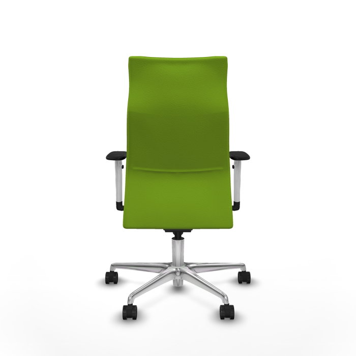 Piqueras Y Crespo Fauteuil Albacete, Similicuir Pistache, Mécanisme Synchrone