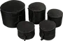 TOBAGO Housses pour kit de batterie standard avec toms 12, 13, 16, 22 pouces et caisse claire 14x5.5 pouces