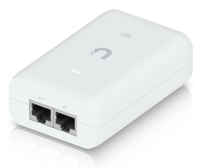 Ubiquiti Adaptateur PoE+ (30W) 48V DC 0.65A 100-240V AC 50/60Hz, Alimentation Secteur avec Protection et Indicateur LED