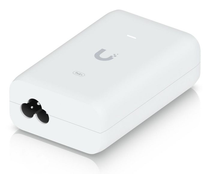 Ubiquiti Adaptateur PoE+ (30W) 48V DC 0.65A 100-240V AC 50/60Hz, Alimentation Secteur avec Protection et Indicateur LED