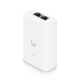 Ubiquiti Adaptateur PoE+ (30W) 48V DC 0.65A 100-240V AC 50/60Hz, Alimentation Secteur avec Protection et Indicateur LED