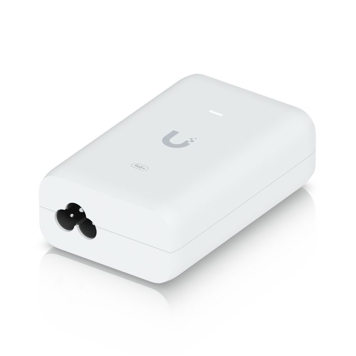 Ubiquiti Adaptateur PoE+ (30W) 48V DC 0.65A 100-240V AC 50/60Hz, Alimentation Secteur avec Protection et Indicateur LED