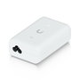 Ubiquiti Adaptateur PoE+ (30W) 48V DC 0.65A 100-240V AC 50/60Hz, Alimentation Secteur avec Protection et Indicateur LED