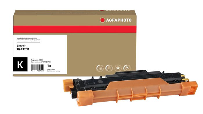 AgfaPhoto Toner Black TN-247BK XL Noir AgfaPhoto Toner Black TN-247BK XL Noir