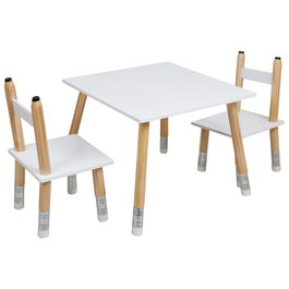 Home Deco Kids Ensemble table et 2 chaises enfant Lápiz