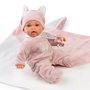 Antonio Juan Poupée Douce Petit Blandito avec Doudou Renard, Pyjama et Chapeau - 12439 - Pour Enfants +2 Ans
