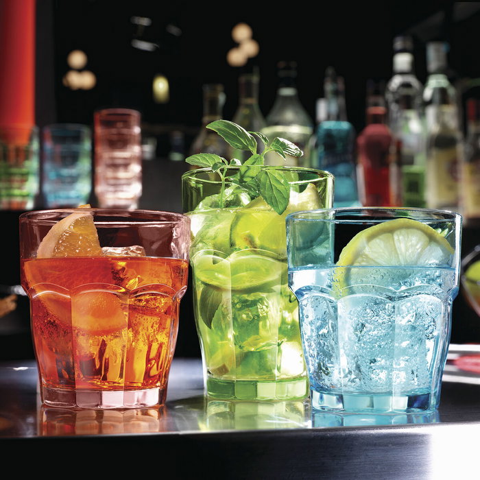 Bormioli Rocco Rock Bar Verre Vert 370 ml (Lot de 6)