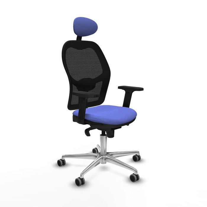 Piqueras y Crespo Chaise de Bureau avec Appui-tête Jorquera 2D086G1 Bleu clair Piqueras y Crespo Chaise de Bureau avec Appui-tête Jorquera 2D086G1 Bleu clair