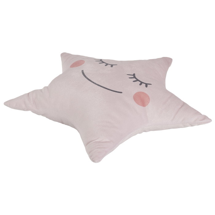 Home Deco Kids Cojín Estrella Rosa 44x37 cm