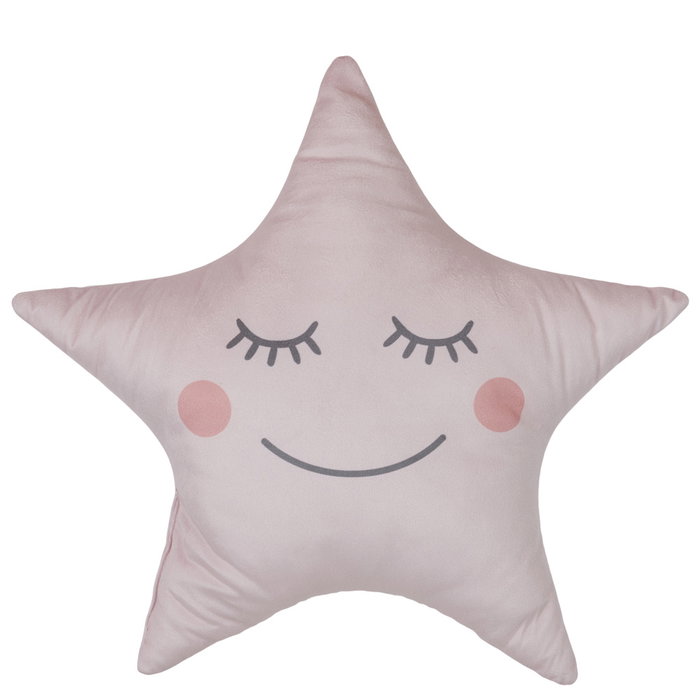Home Deco Kids Cojín Estrella Rosa 44x37 cm