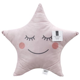 Home Deco Kids Cojín Estrella Rosa 44x37 cm