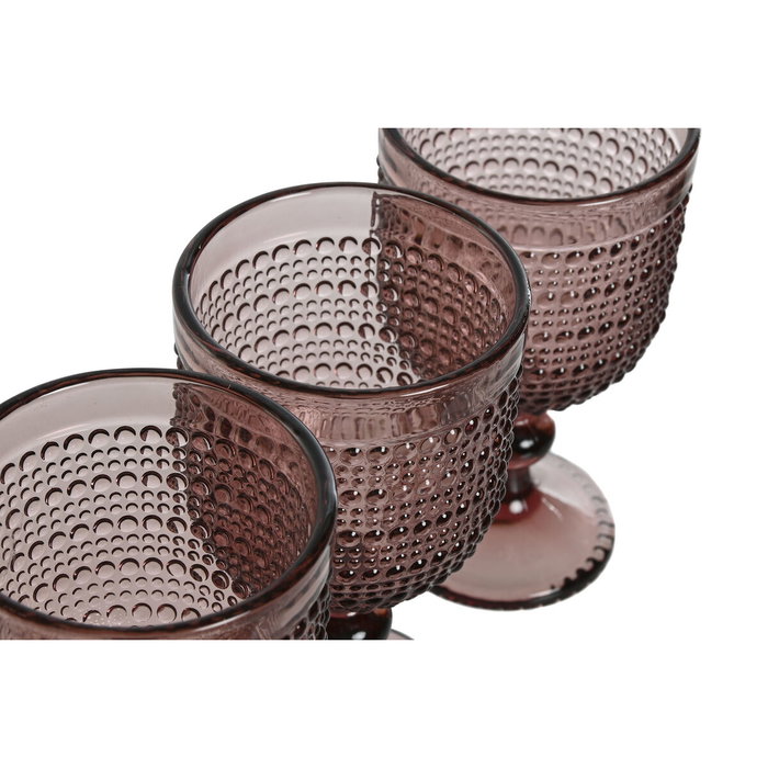 Set de Verres Home ESPRIT Rose Verre 240 ml (6 Unités) Set de Verres Home ESPRIT Rose Verre 240 ml (6 Unités)