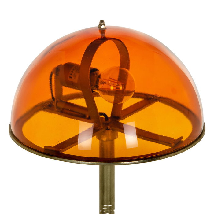 BigBuy Home Lampe de bureau Orange et Doré en Verre et Fer BigBuy Home Lampe de bureau Orange et Doré en Verre et Fer