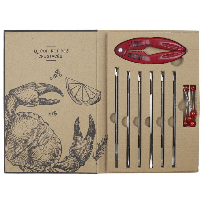 Cook Concept Kit pour crustacés et marisques en acier inoxydable Cook Concept Kit pour crustacés et marisques en acier inoxydable