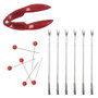 Cook Concept Kit pour crustacés et marisques en acier inoxydable